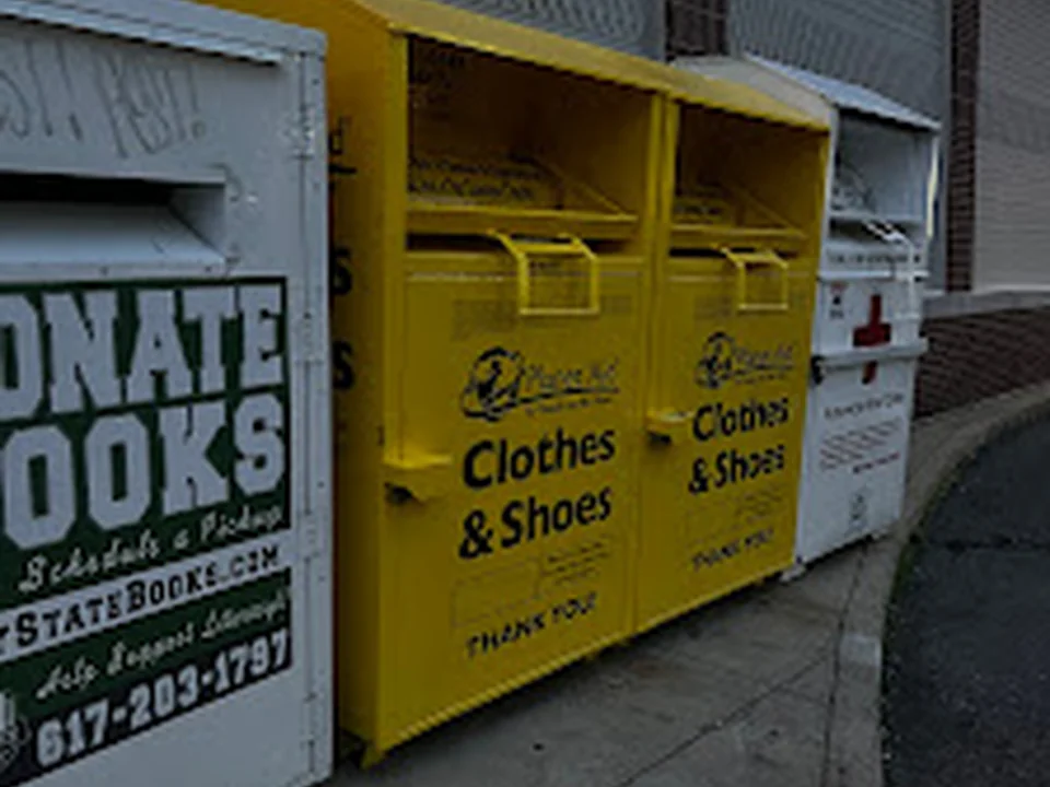 Red Cross Clothing Donation Bin